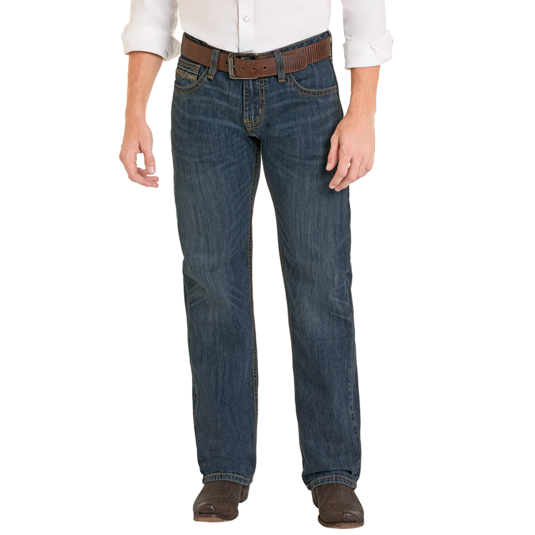 Rock & Roll Denim Men's Regular Fit Classic Straight Leg Jeans