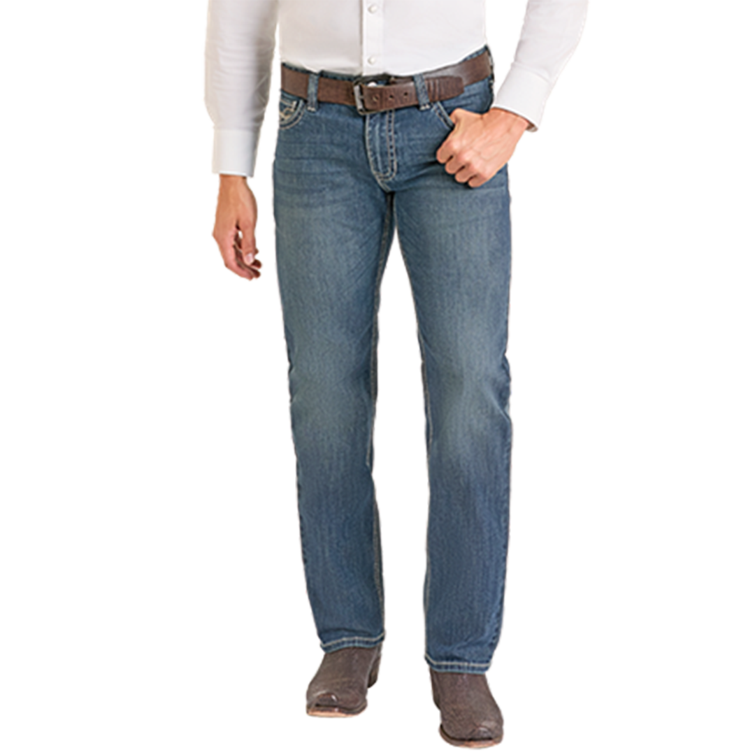 Rock & Roll Denim Men's Revolver Straight Jeans