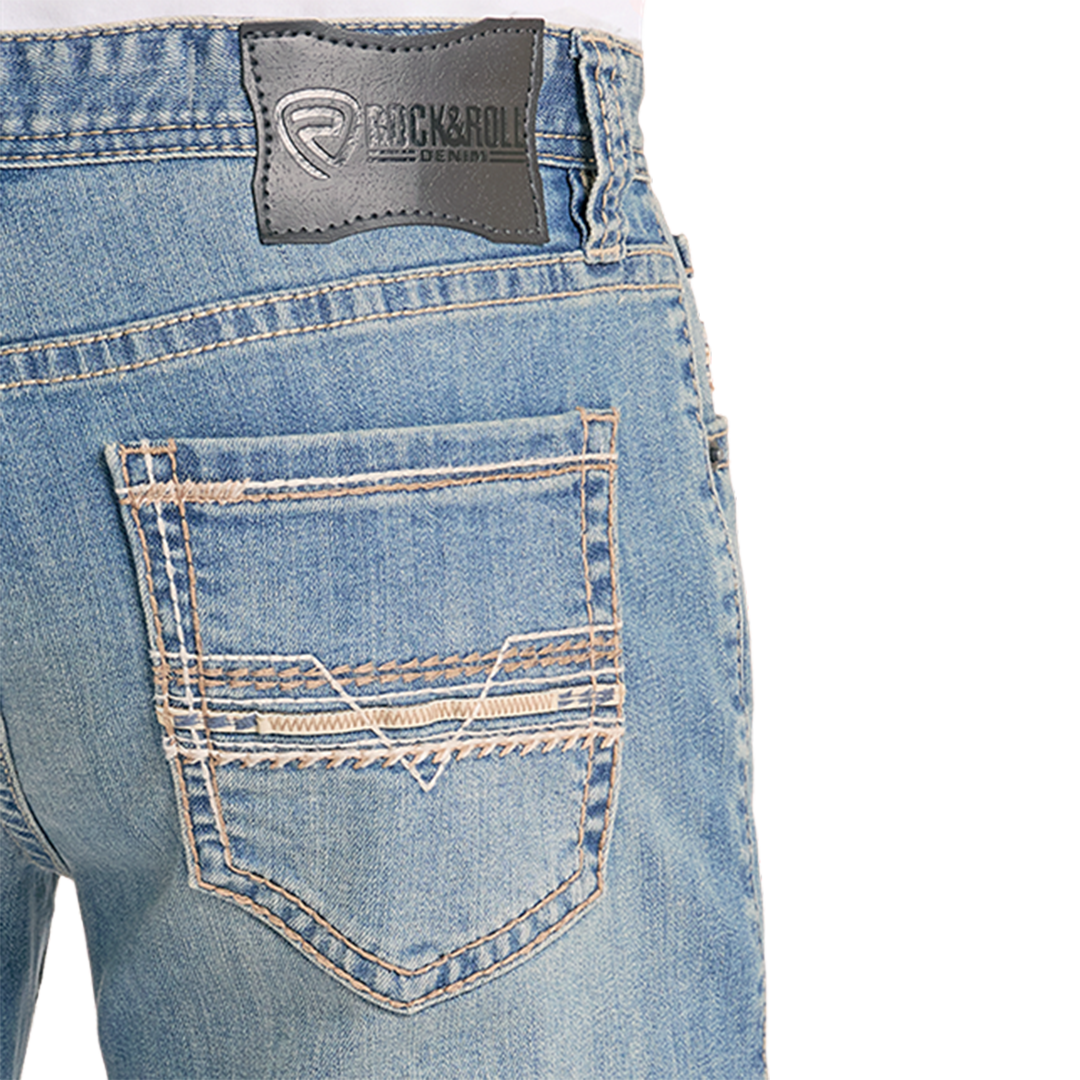 Rock & Roll Denim Men's Revolver Rope Slim Straight Jeans