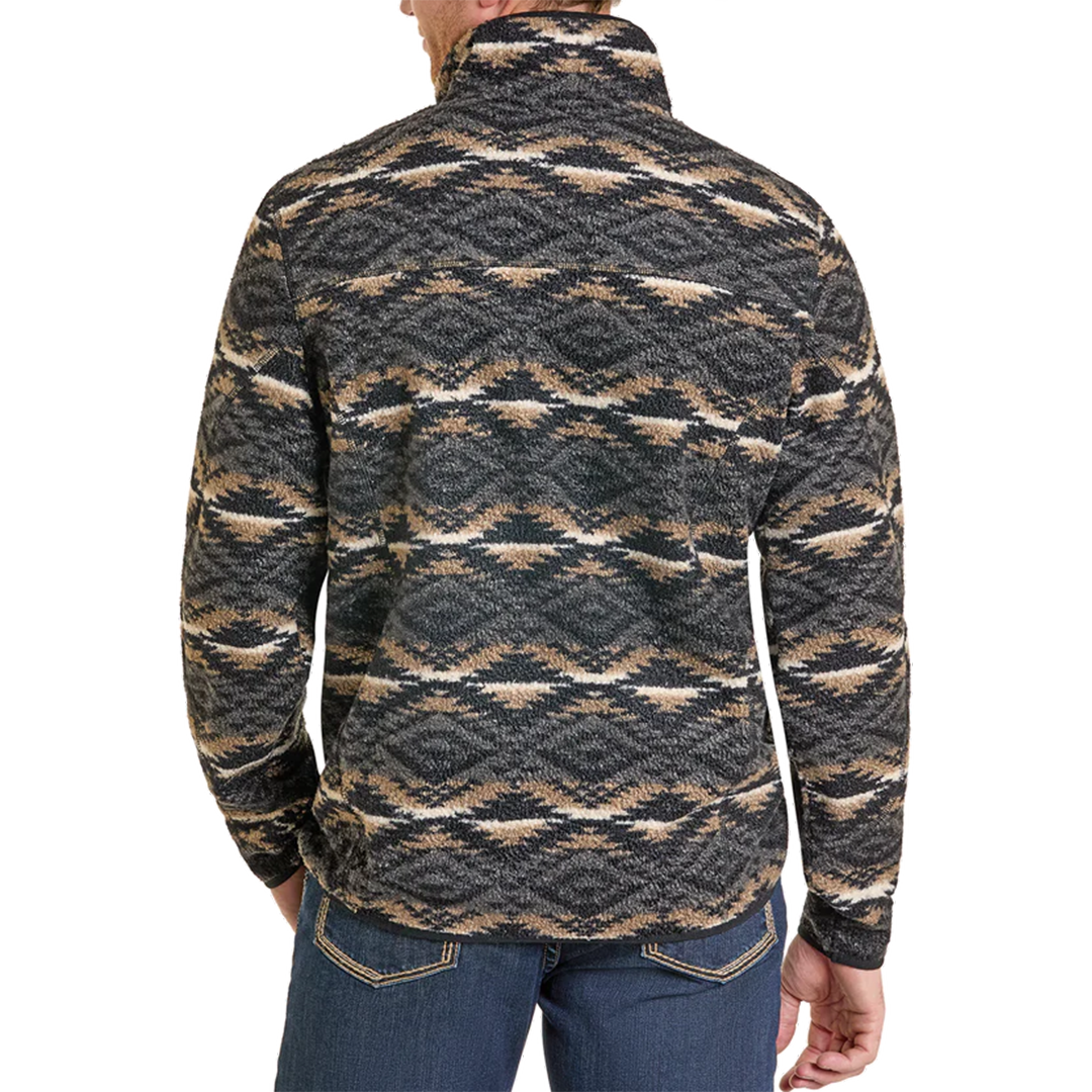Rock & Roll Denim Pull pour homme imprimé aztèque