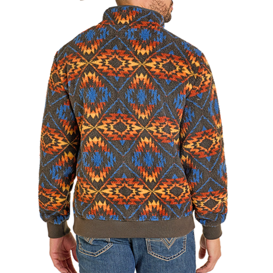 Rock & Roll Denim Men's Aztec Printed Pullover