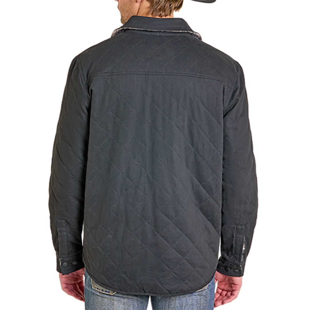 Chemisette-veste Rock & Roll Denim pour homme à chevrons aztèques