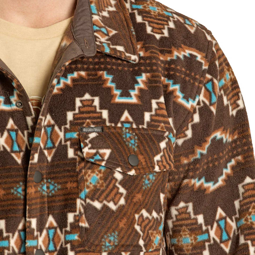 Rock & Roll Denim Men's Fleece Jacket