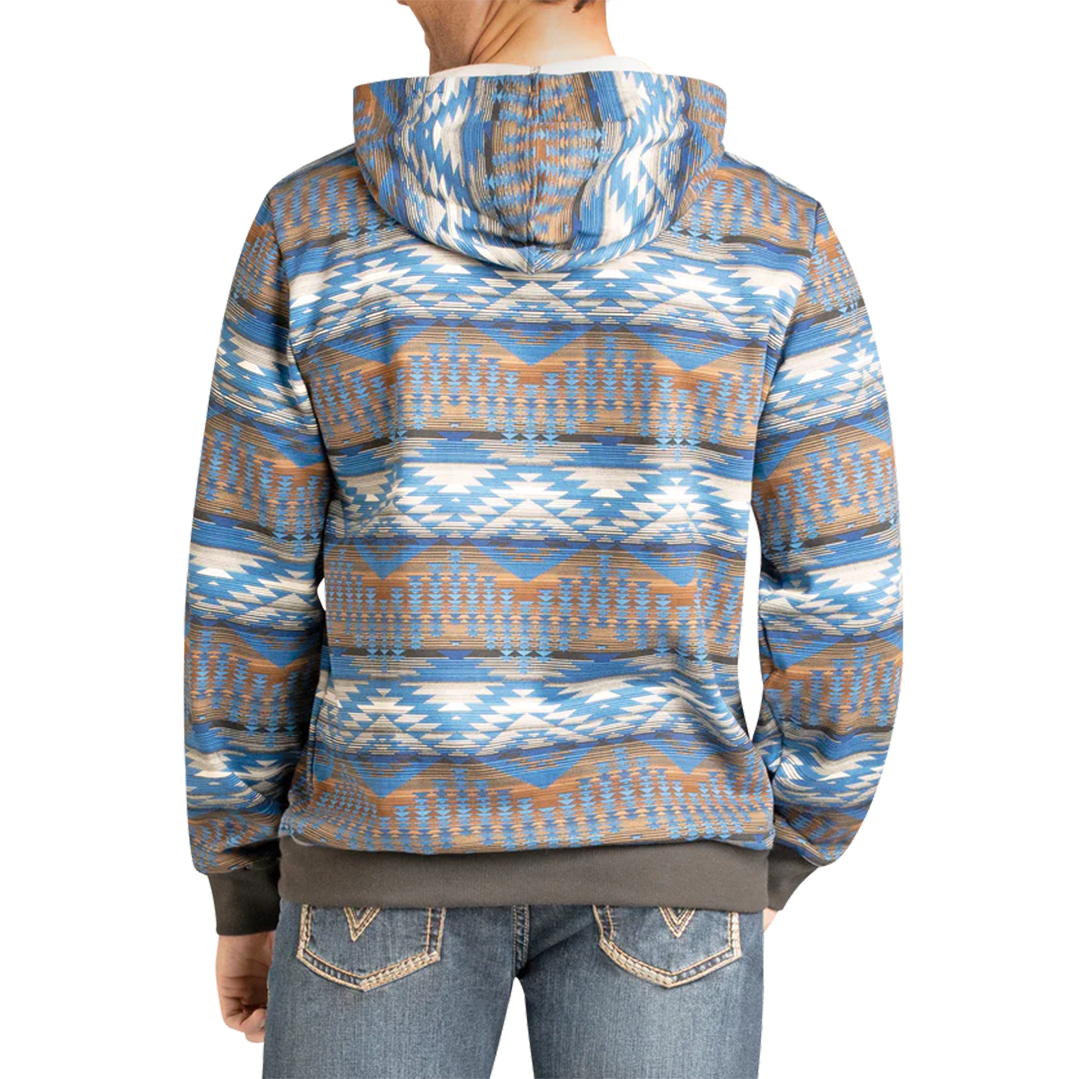 Rock & Roll Denim Men's Aztec Hoodie