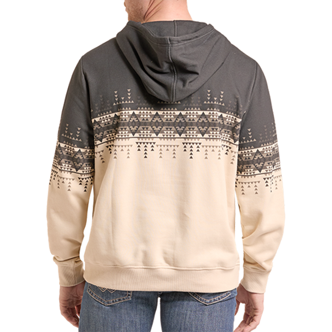 Rock & Roll Denim Men's Aztec Color Block Hoodie