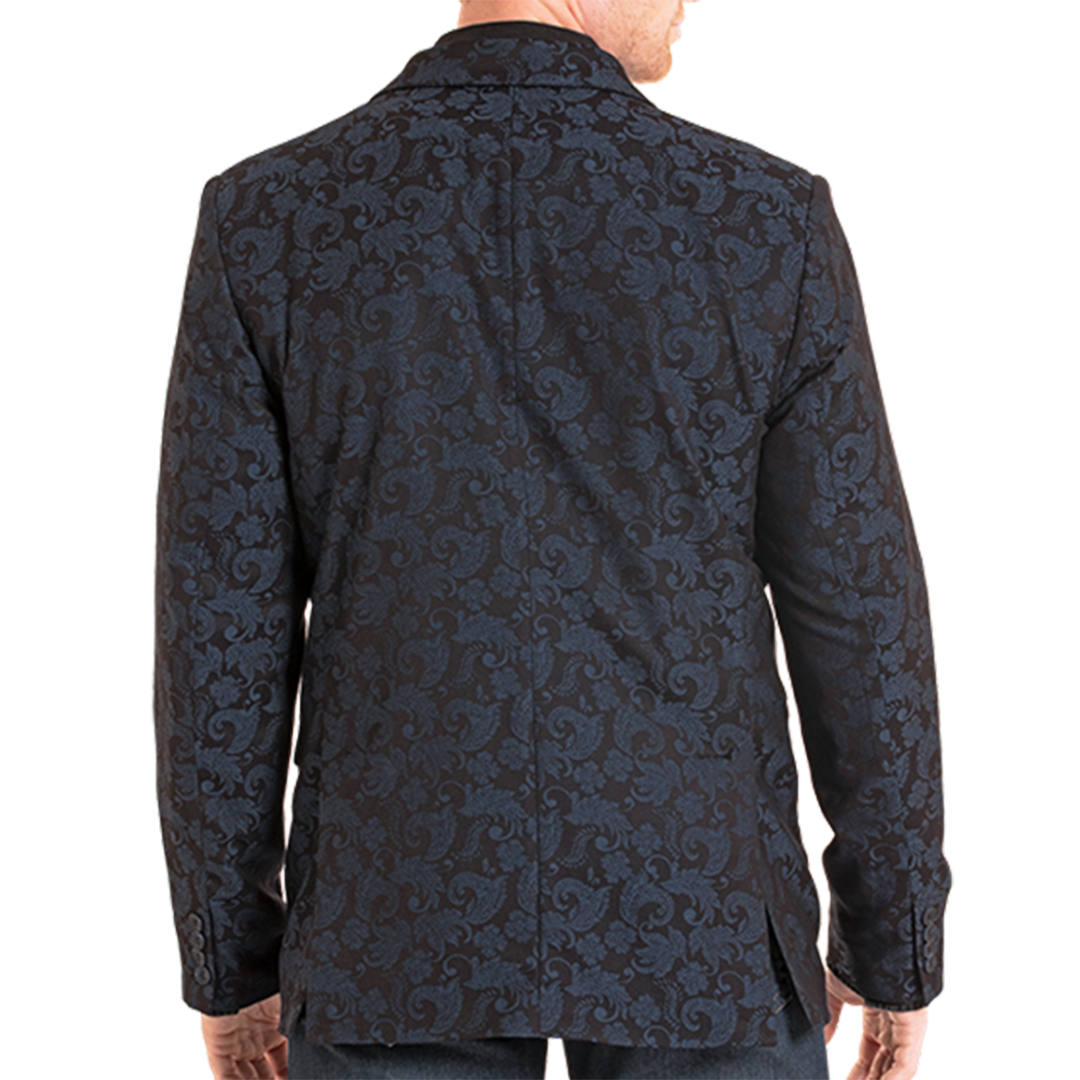 Veston sport homme Rock & Roll Denim à motif cachemire