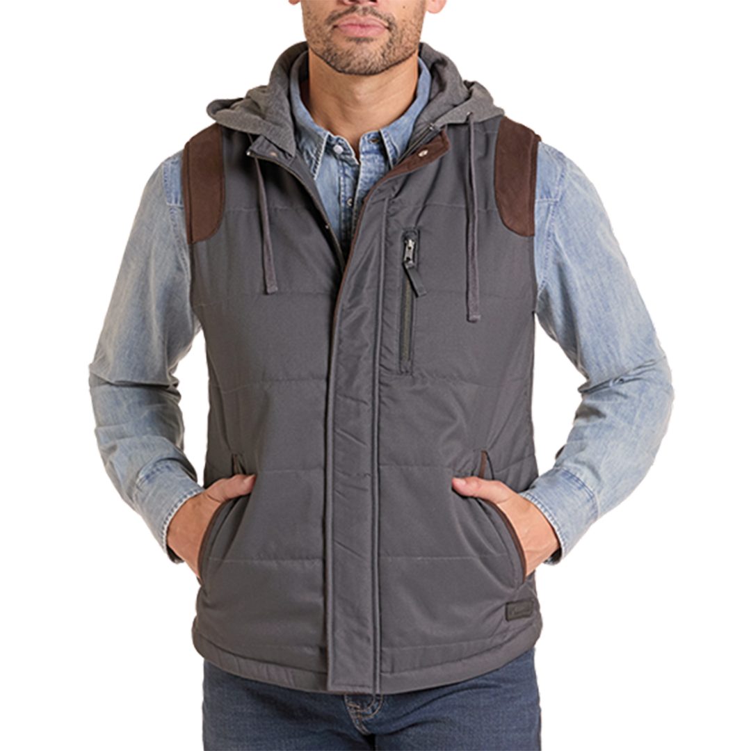 Rock & Roll Denim Men's Puffer Vest