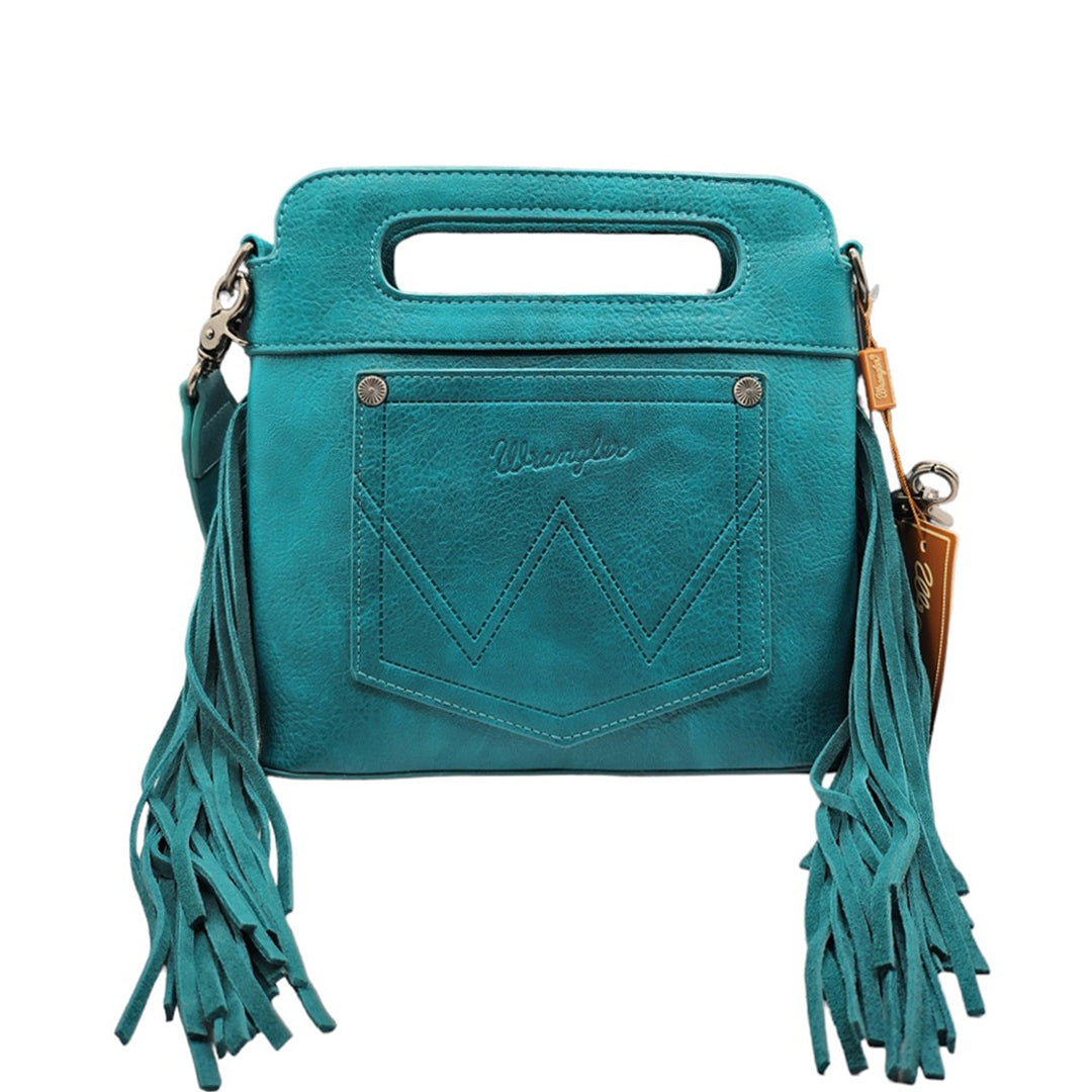 Wrangler Women's Boot Stitch Small Fringe Purses
