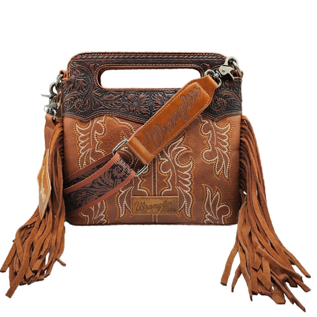 Wrangler Women's Boot Stitch Small Fringe Purses