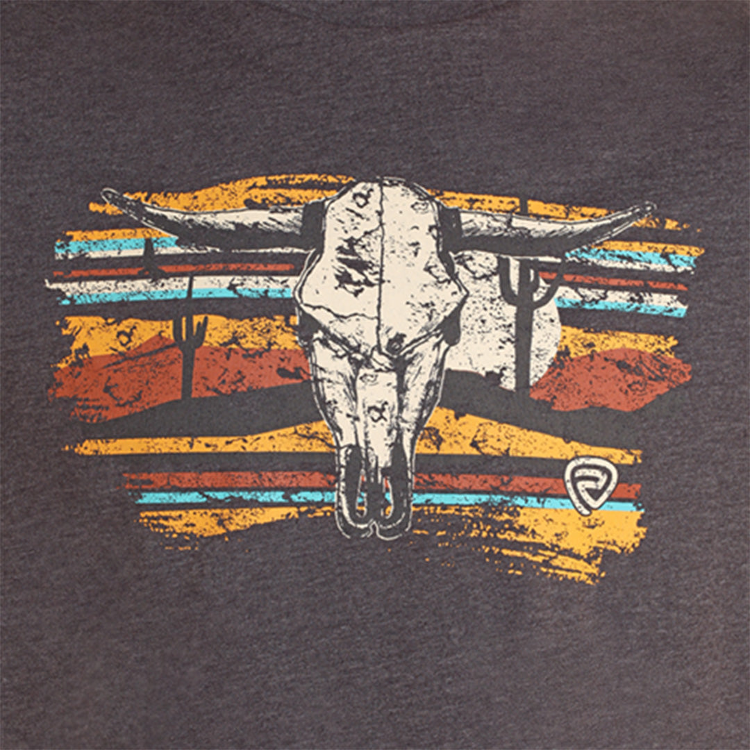 Rock & Roll Denim Unisex Longhorn Graphic T-Shirt