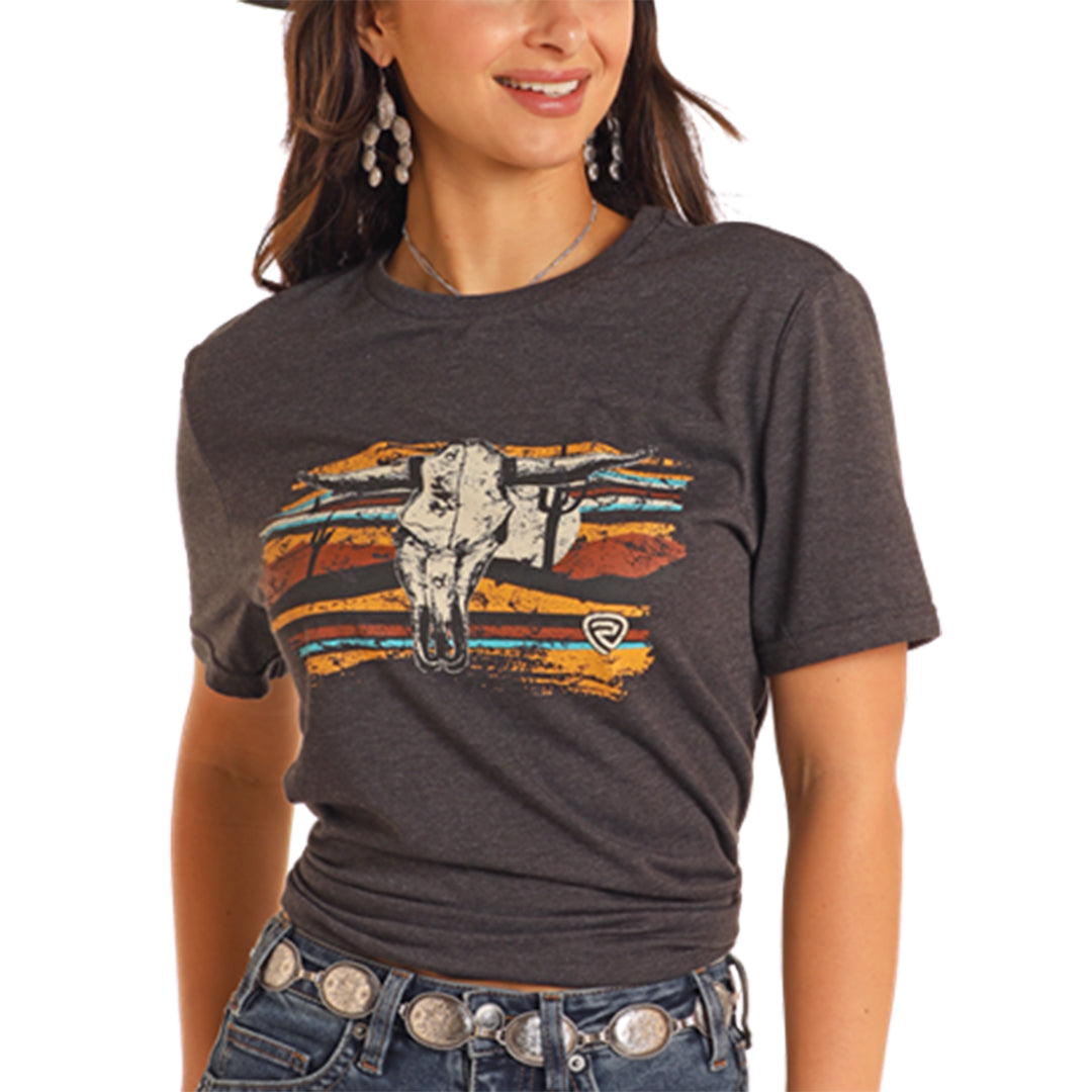 Rock & Roll Denim Unisex Longhorn Graphic T-Shirt