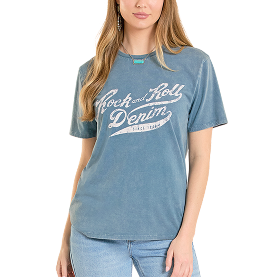 Rock & Roll Denim Unisex Graphic T-Shirt