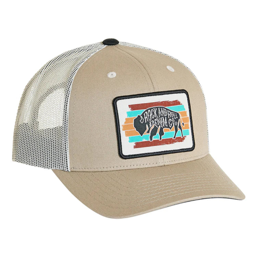 Rock & Roll Denim Men's Buffalo Patch Cap