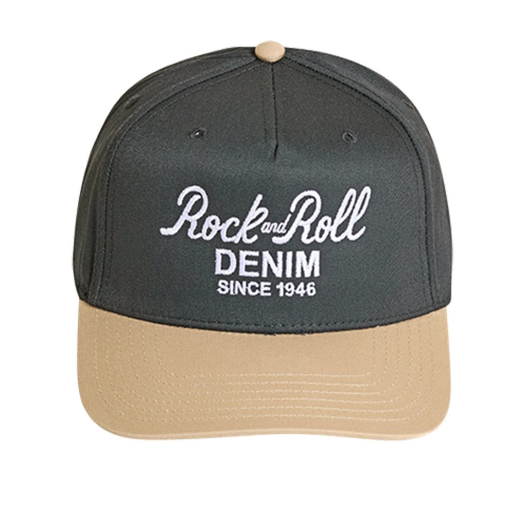 Rock & Roll Denim Men's Script Cap