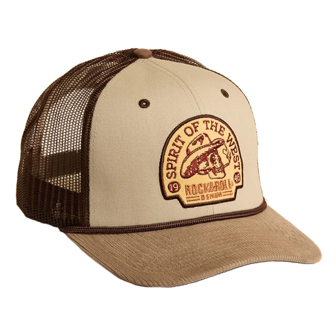Casquette Rock & Roll Denim pour homme - Modèle Script