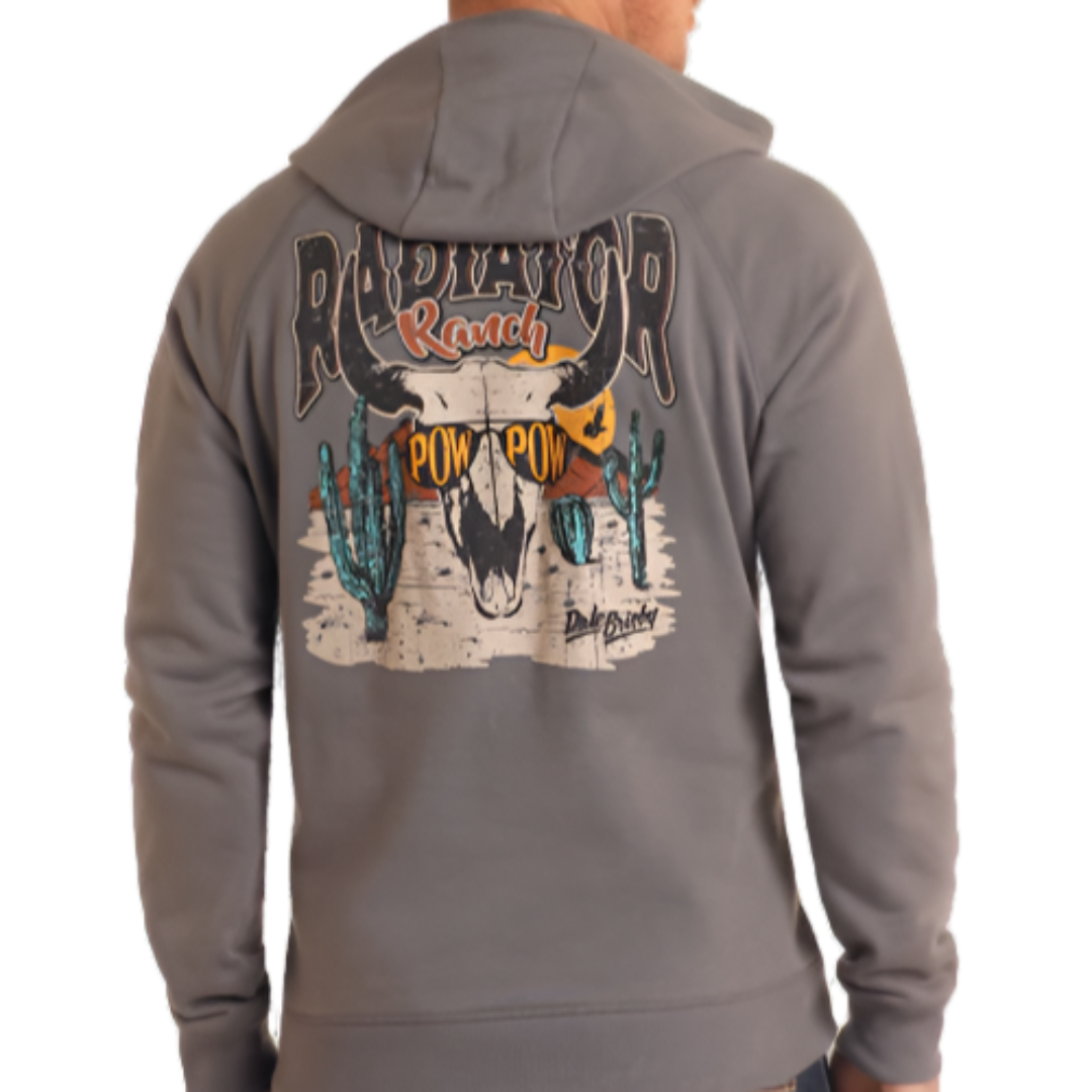 Rock & Roll Denim Unisex Dale Graphic Skull Hoodie