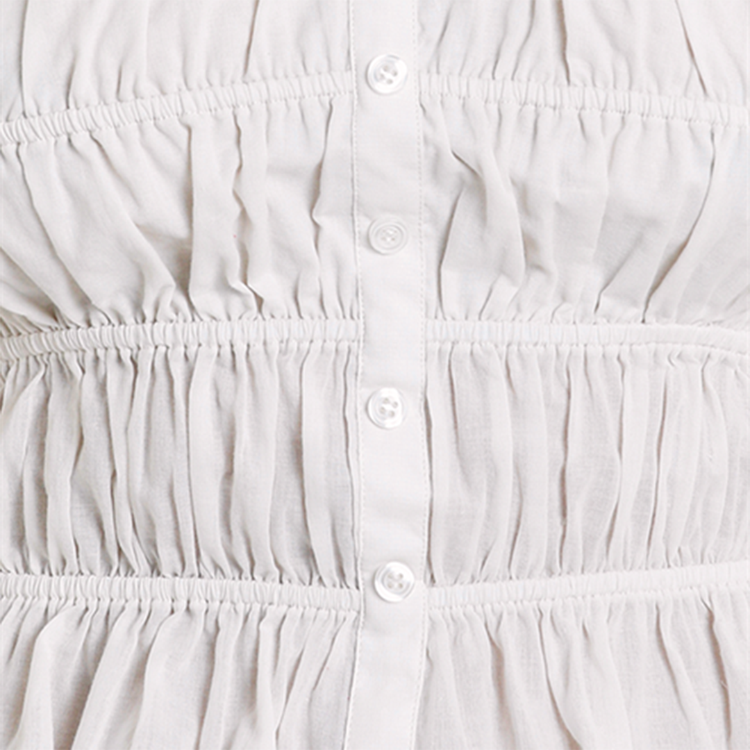 Rock & Roll Denim Women's Ruched Solid Top
