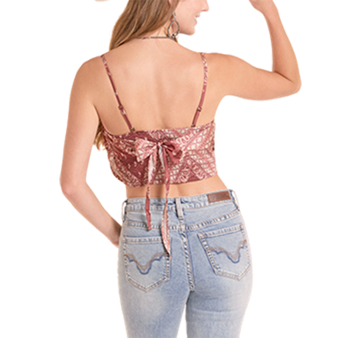 Débardeur Rock & Roll Denim pour femme à imprimé bandana
