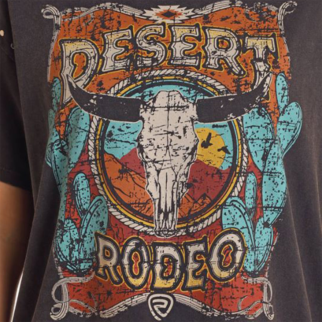 T-shirt Rock & Roll Denim pour femme, motif Desert Rodeo