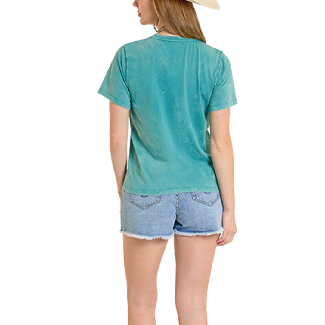 Rock & Roll Denim Women's Western State of Mind Graphic T-Shirt