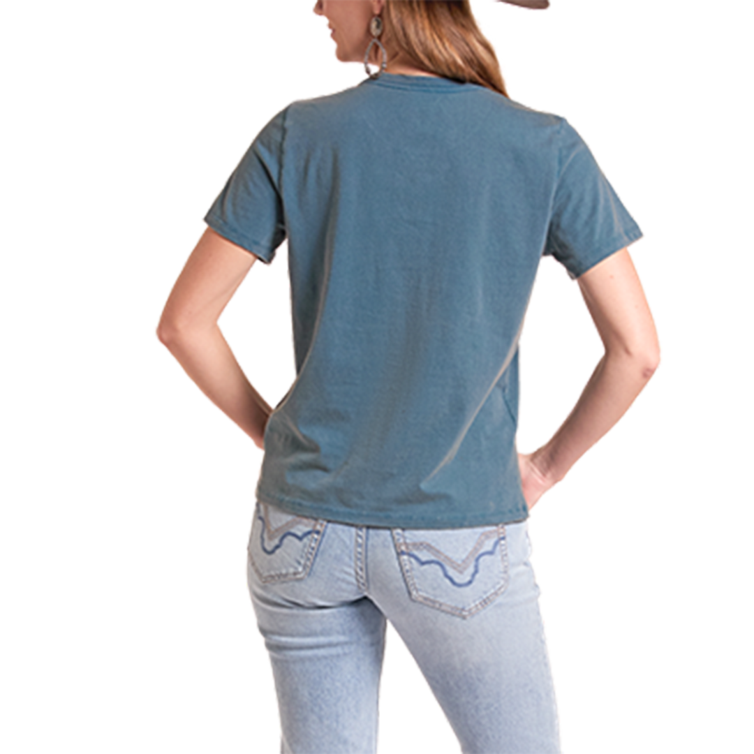 Rock & Roll Denim Women's Boot Print T-Shirt