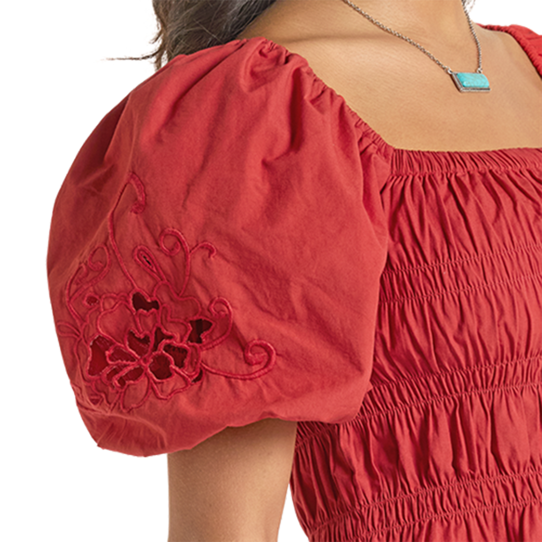 Rock & Roll Denim Women's Poplin Top