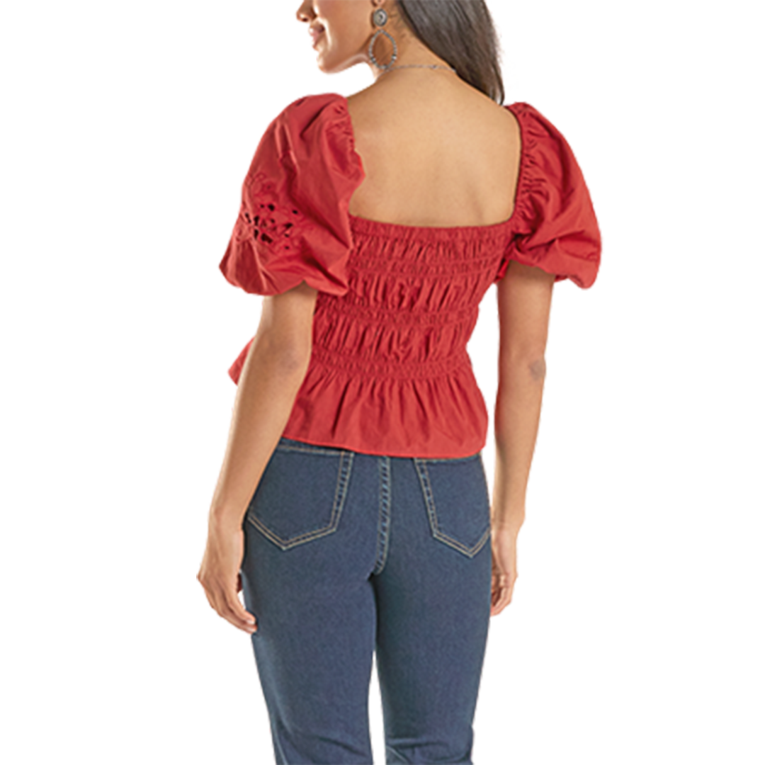 Rock & Roll Denim Women's Poplin Top