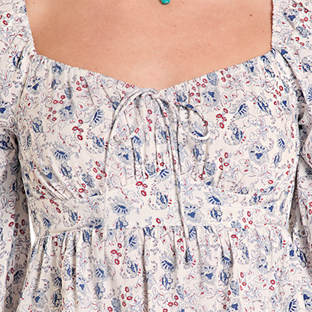 Rock & Roll Denim Women's Floral Print Blouse