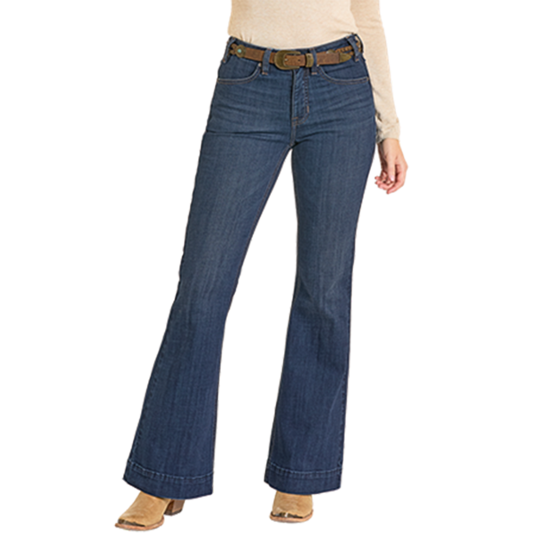 Rock & Roll Denim Women's Boot Stitch Trousers Jeans