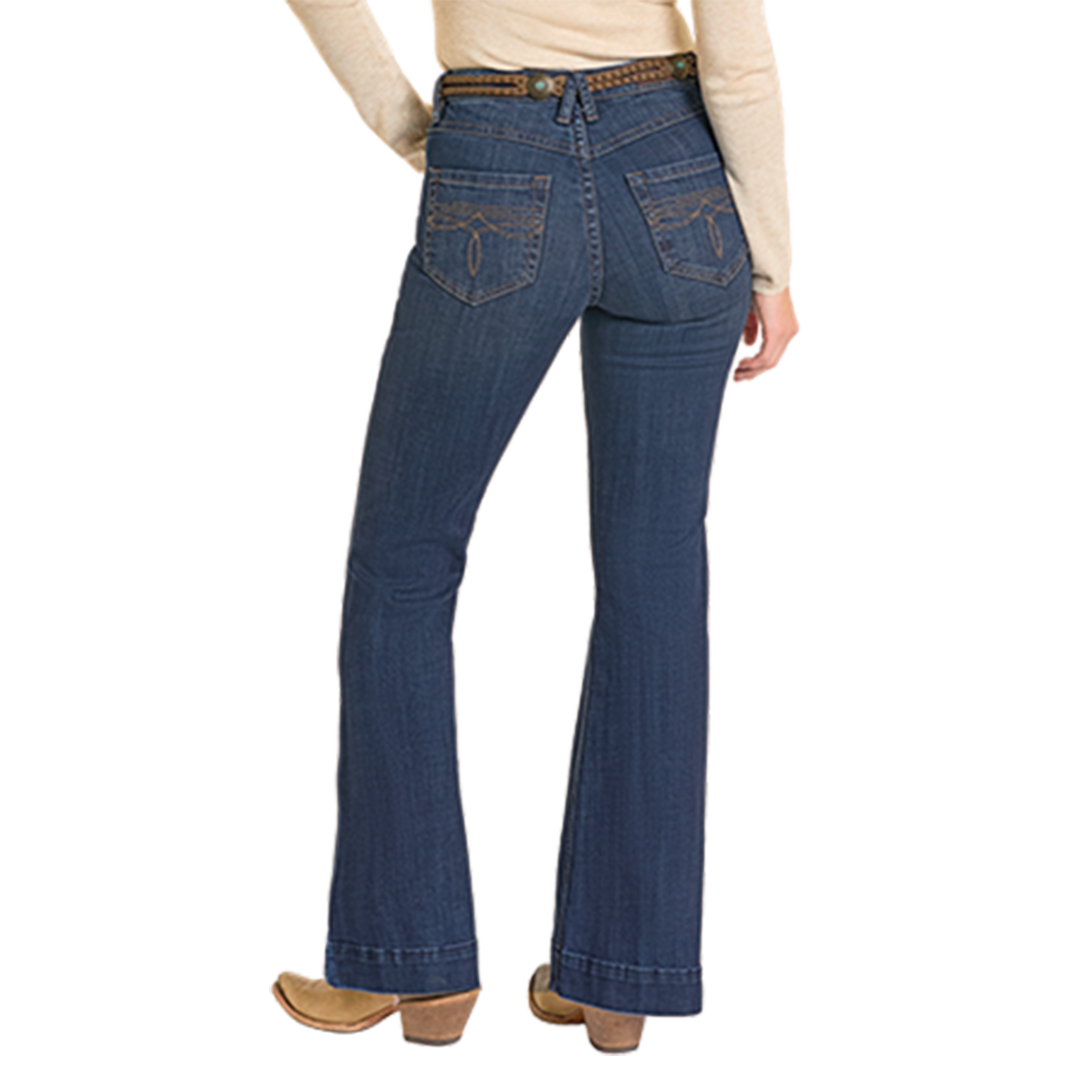 Rock & Roll Denim Women's Boot Stitch Trousers Jeans