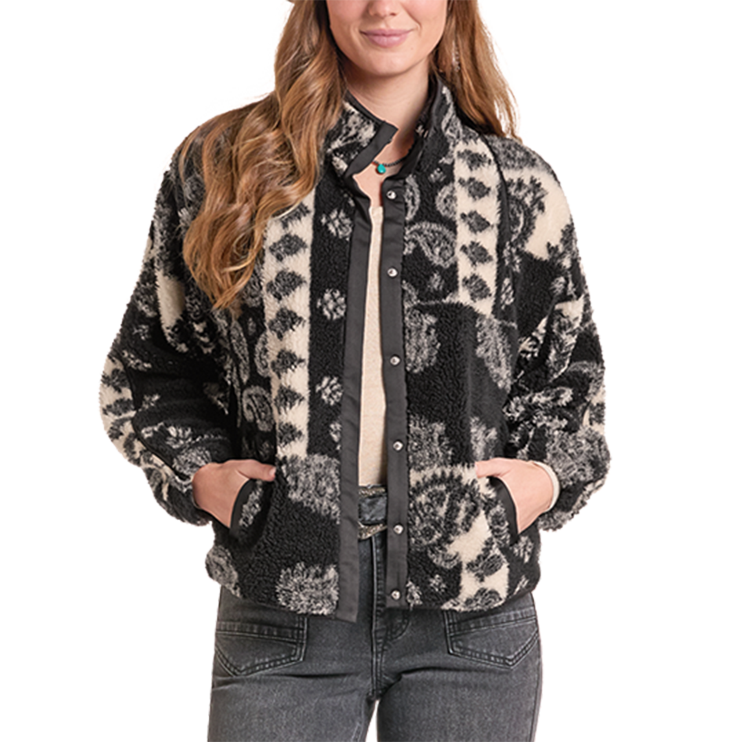 Surchemise Rock & Roll Cowgirl pour femme à imprimé aztèque