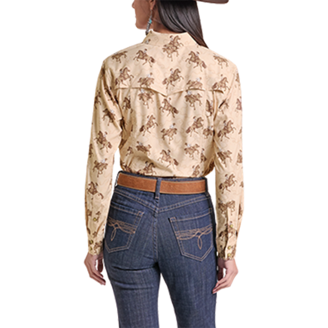 Rock & Roll Denim Women's TEK Western Long Sleeve Snap Shirt