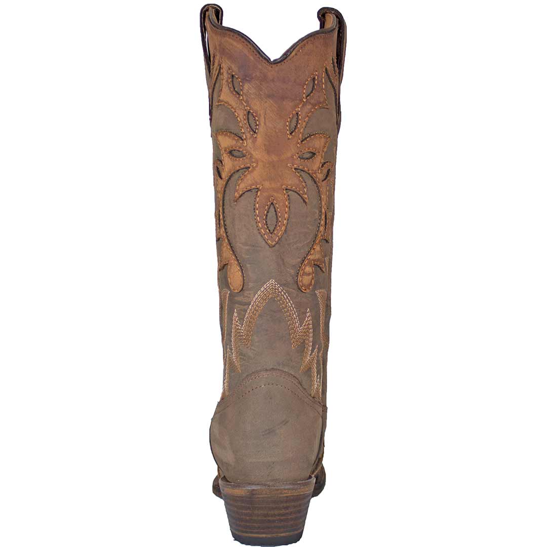 Circle G Women's Overlay & Embroidery Wing Cowgirl Boots