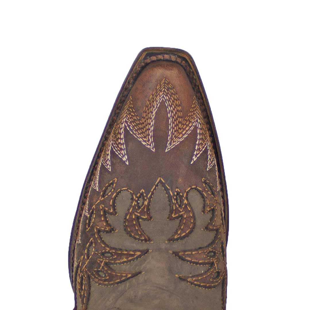 Circle G Women's Overlay & Embroidery Wing Cowgirl Boots