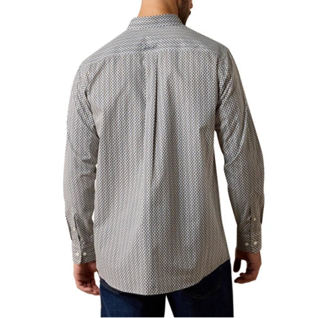 Chemise boutonnée à manches longues avec logo Ariat pour homme