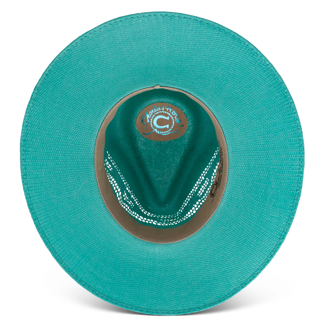 Chapeau de cowboy en paille Spear Point pour femme Charlie 1 Horse
