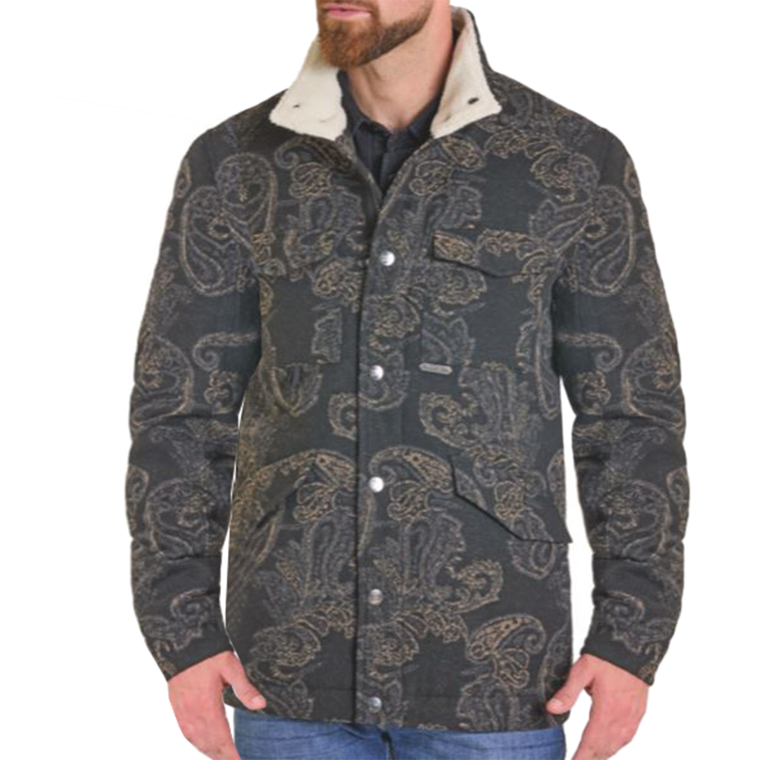 Manteau jacquard paisley Powder River Outfitters pour homme