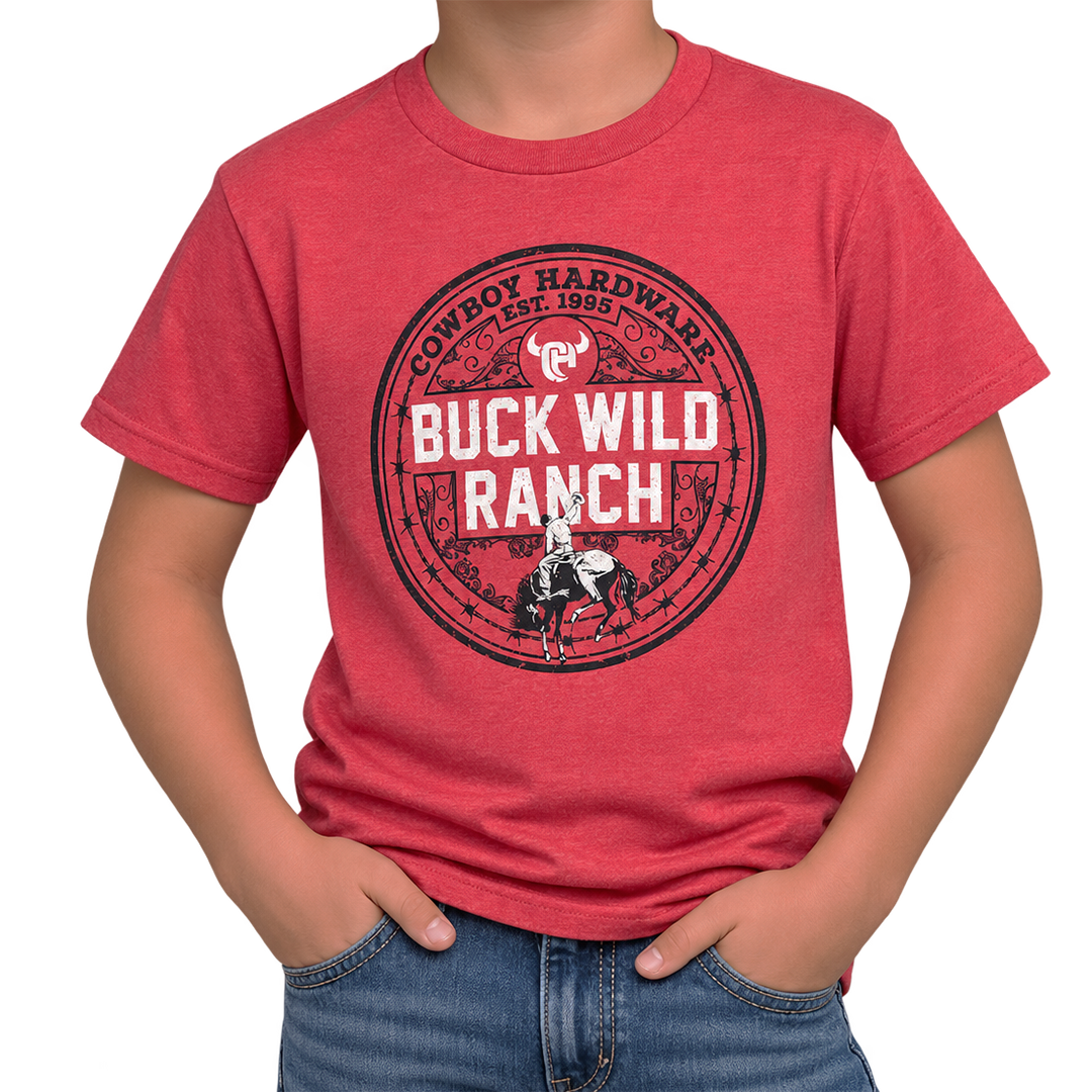 Cowboy Hardware Boys' Buck Wild Ranch T-shirt