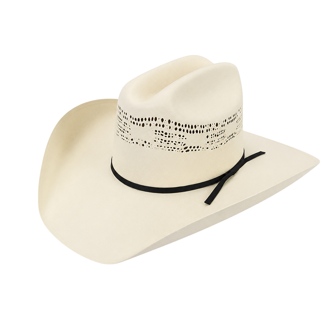 Chapeau de cowboy en paille unisexe Justin Wesley 20X