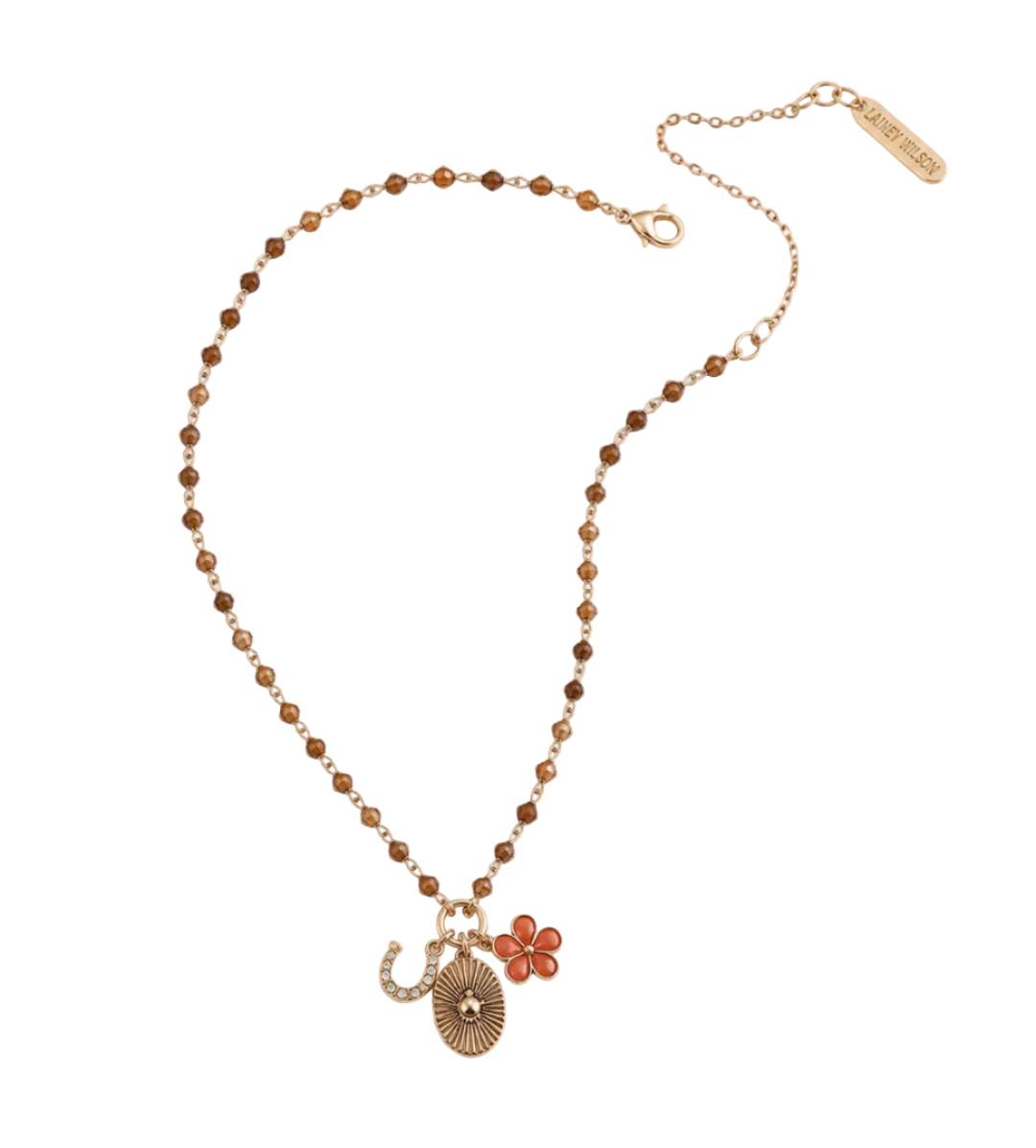 Collier pendentif chapeau de cowboy Lainey Wilson Pave