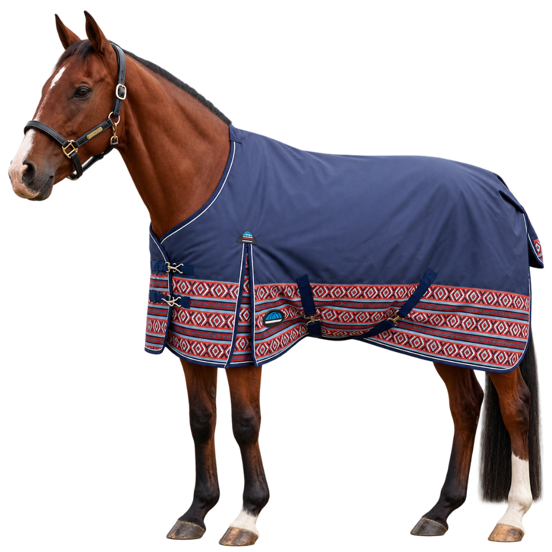 Couverture d'hiver WeatherBeeta Hi-Neck noire