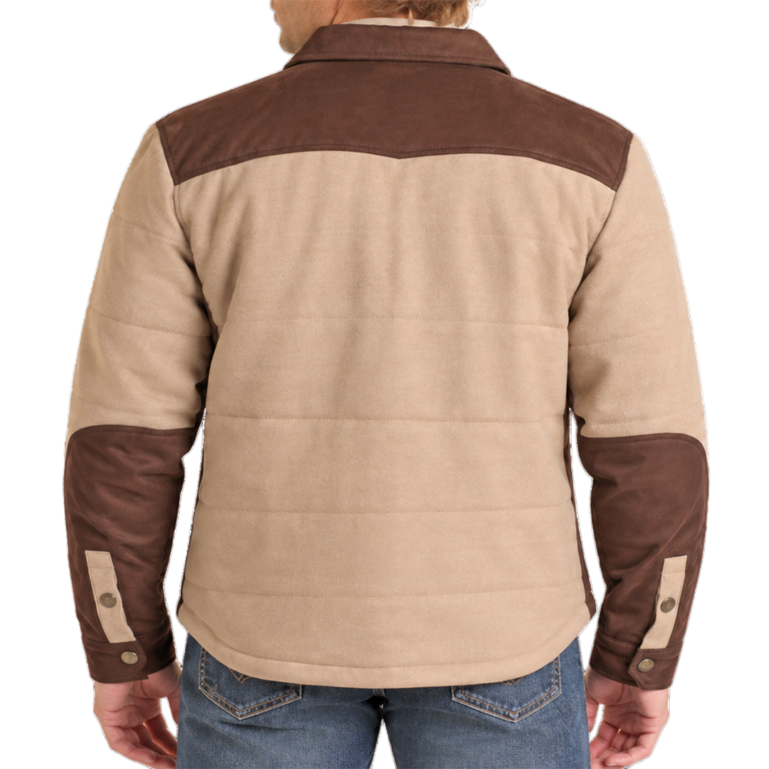 Blouson bombardier jacquard Panhandle pour homme - Motif aztèque Pueblo