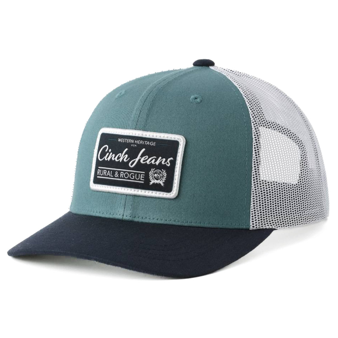 Cinch Unisex Teal Snap Back Cap
