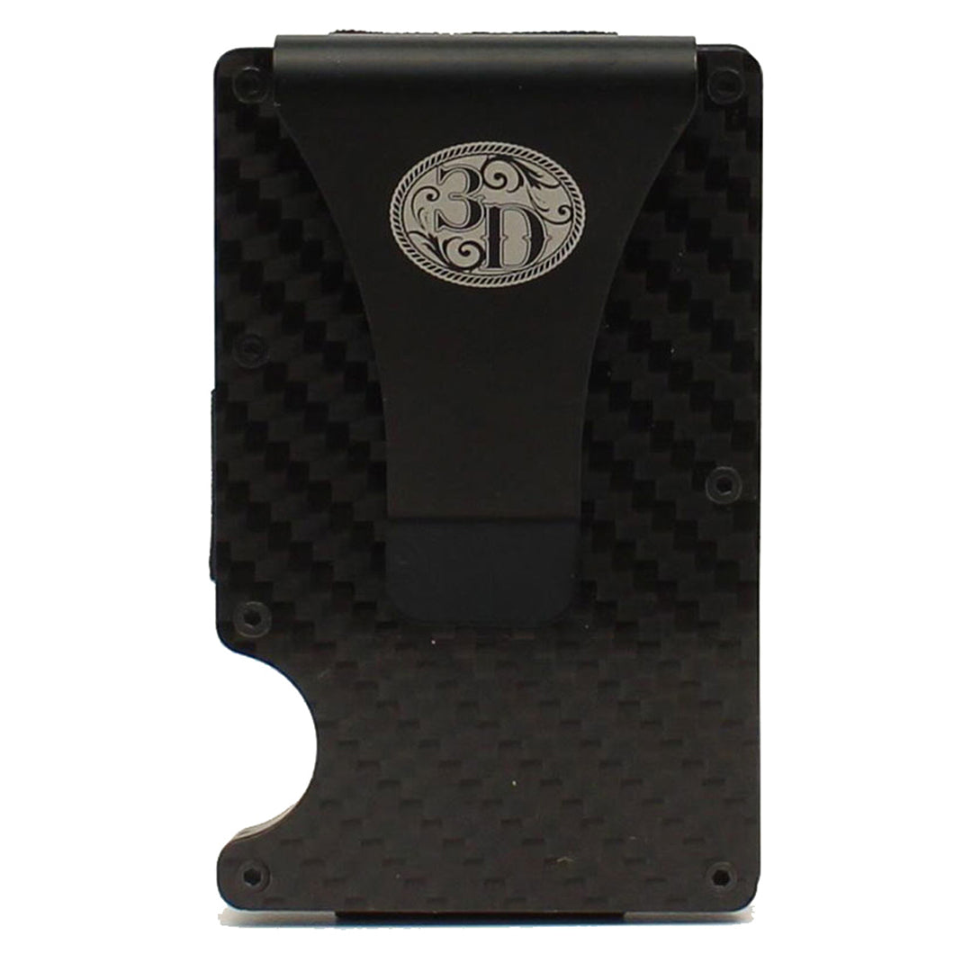 3D Belt Men's Carbon Fiber Smart Wallet