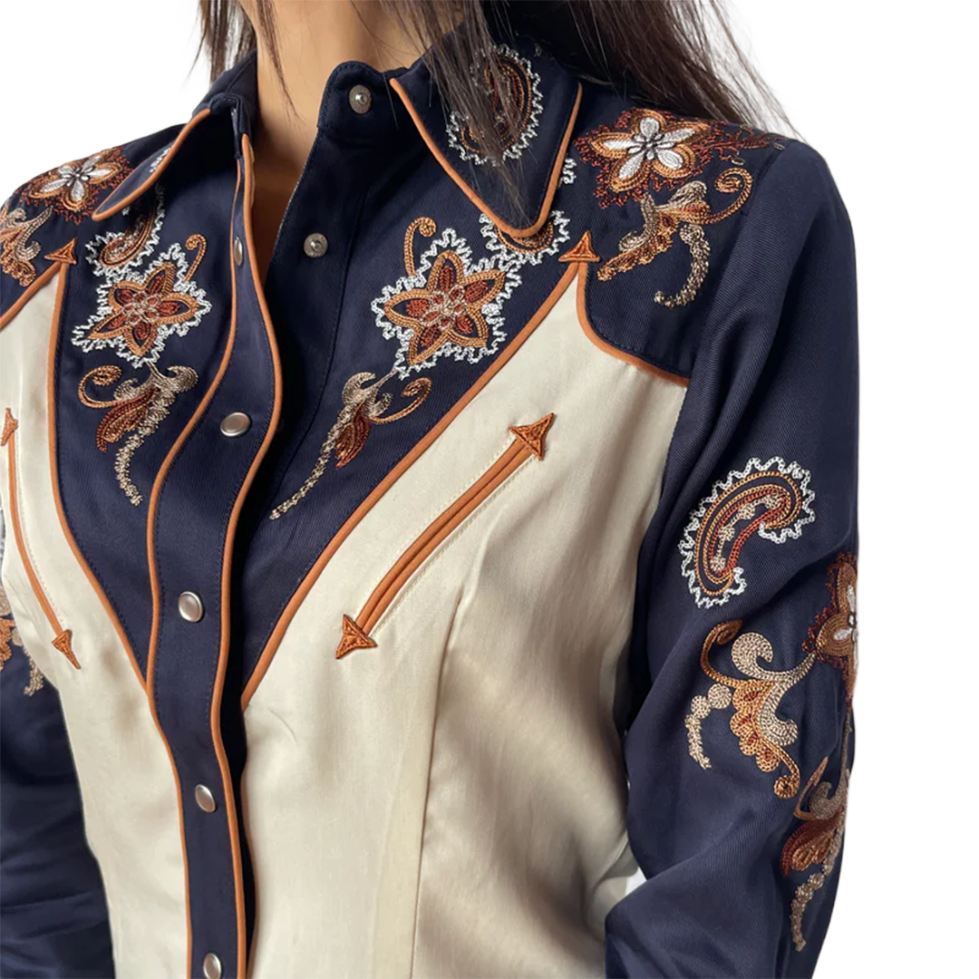 H Bar C Women's Aspen Long Sleeve Snap Shirt