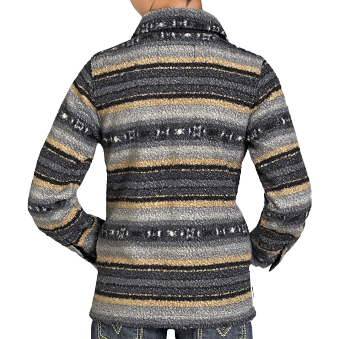 Powder River Outfitters Boys' Striped Aztec Berber Jacket