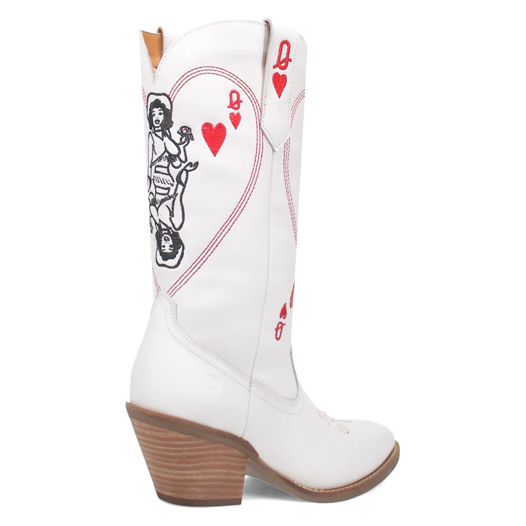 Dingo Women's Queen A Hearts Cowgirl Booties