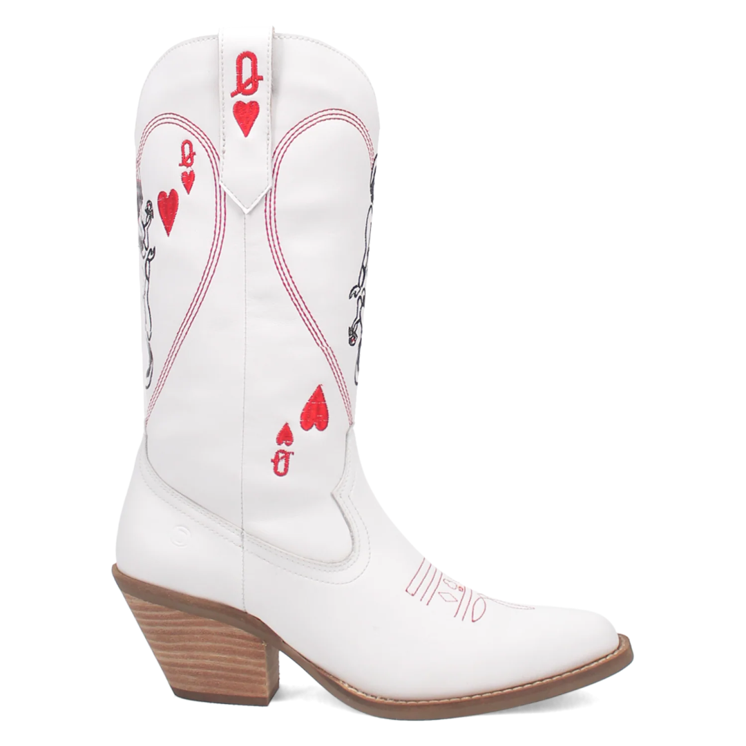 Dingo Women's Queen A Hearts Cowgirl Booties
