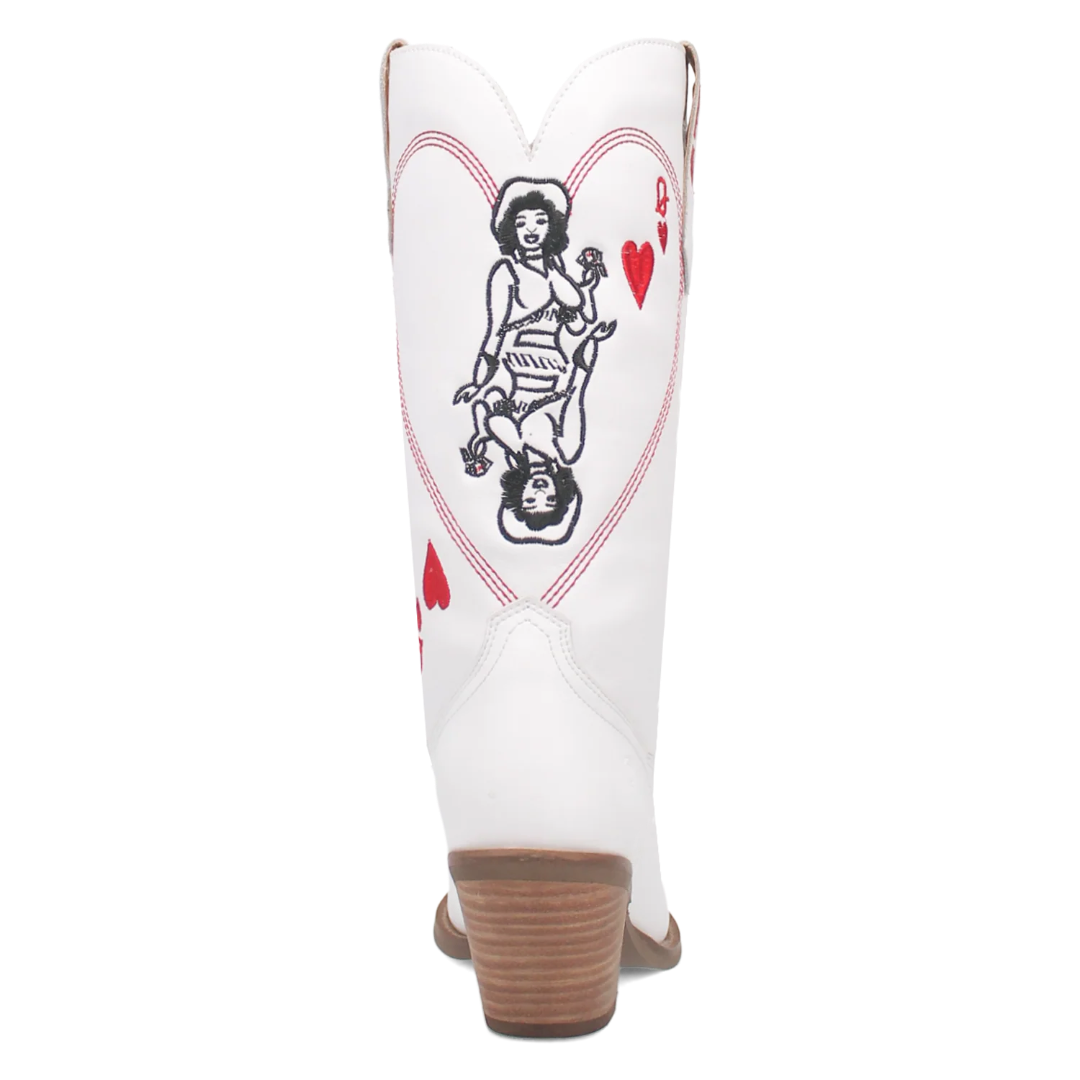 Dingo Women's Queen A Hearts Cowgirl Booties