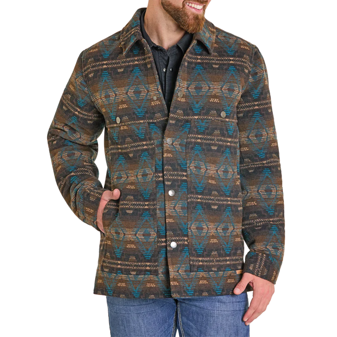 Veste jacquard Manchester Aztec pour homme Panhandle